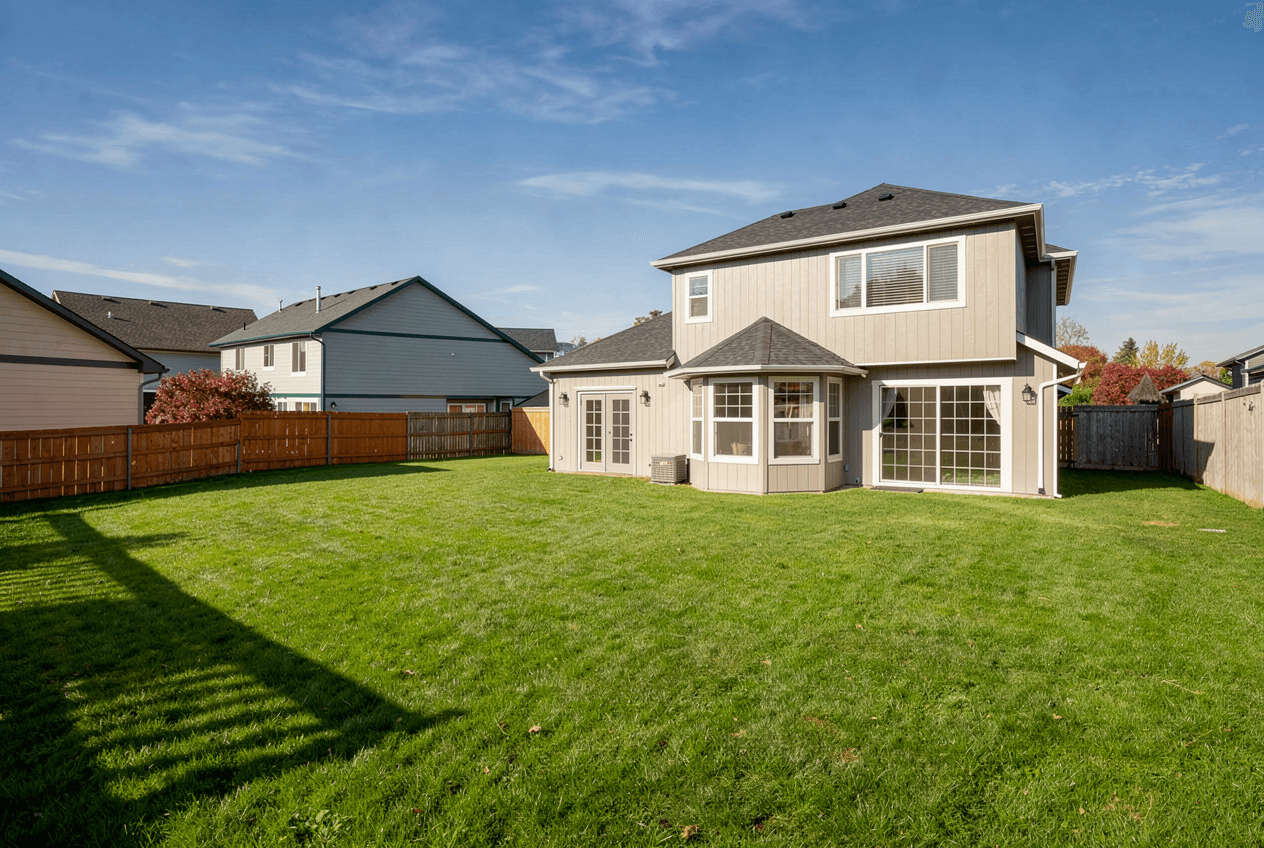 Example backyard design